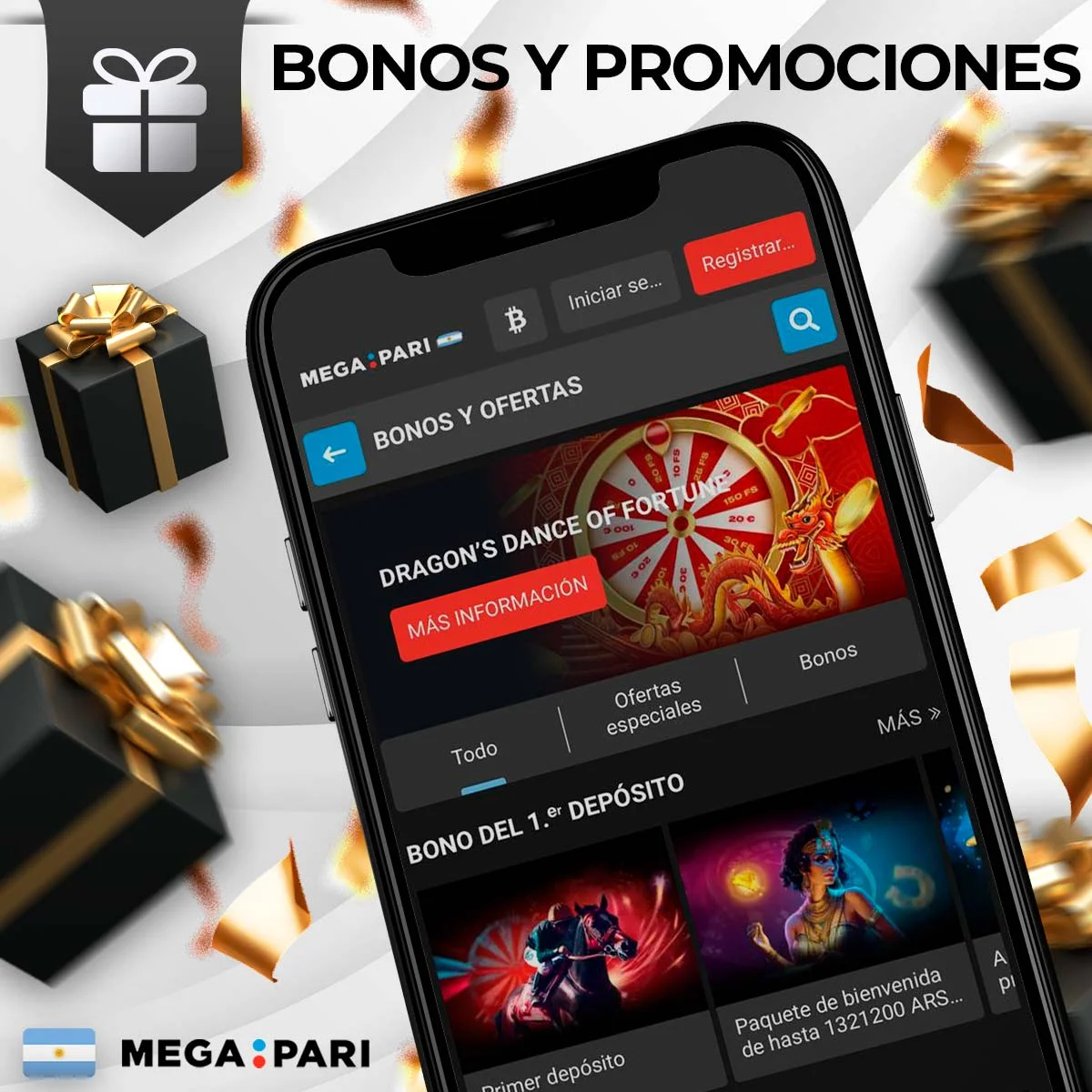 Visión general de los bonos de Megapari