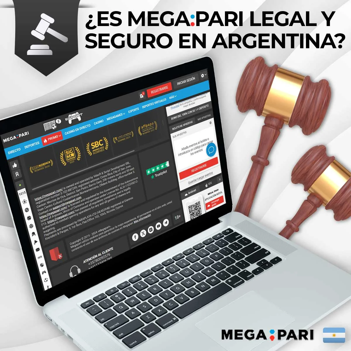 Megapari es una casa de apuestas confiable y legal