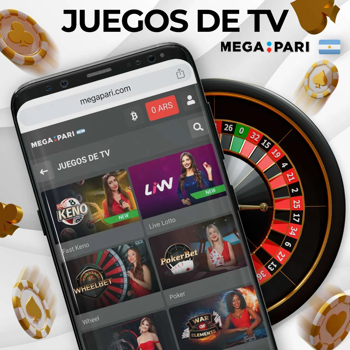 Revisión de los juegos de Megapari TV