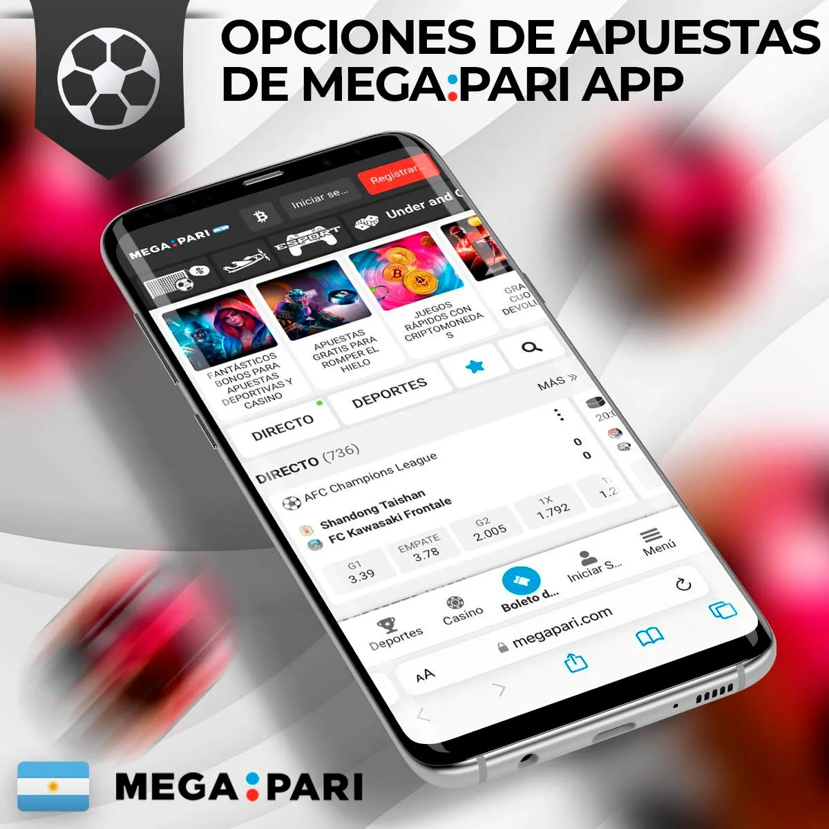 ¿En qué deportes puedo apostar en Megapari?