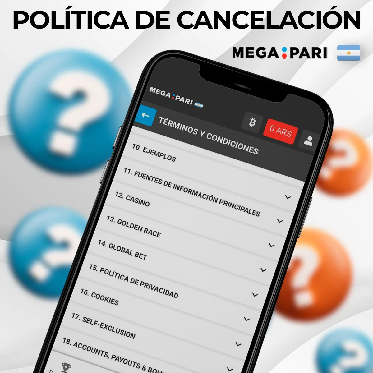 ¿Cómo funciona la política de cancelación en el sitio web de Megapari?