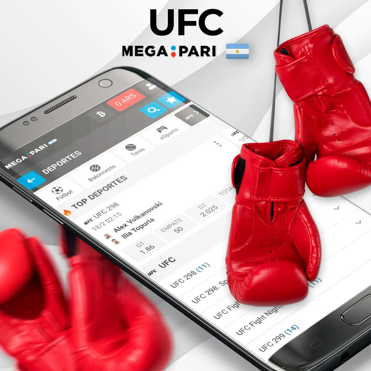 Apuestas UFC en Megapari