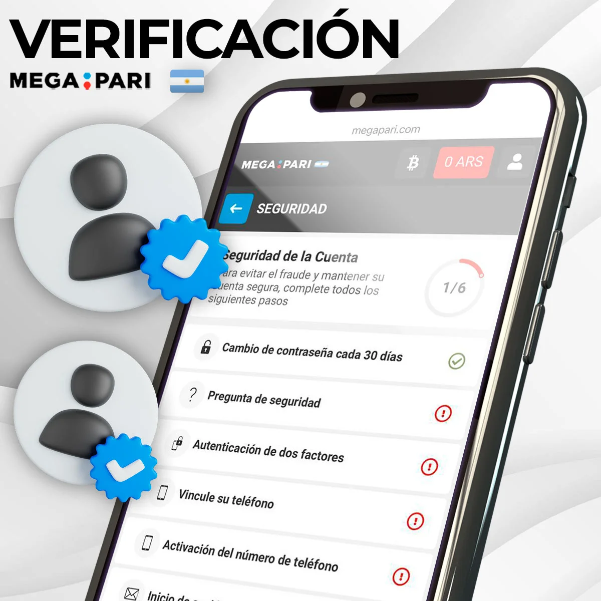 Proceso de verificación en Megapari