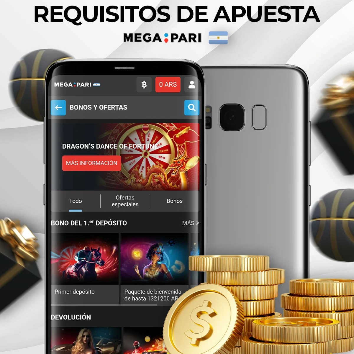 Condiciones para solicitar su bono de bienvenida de apuestas en Megapari