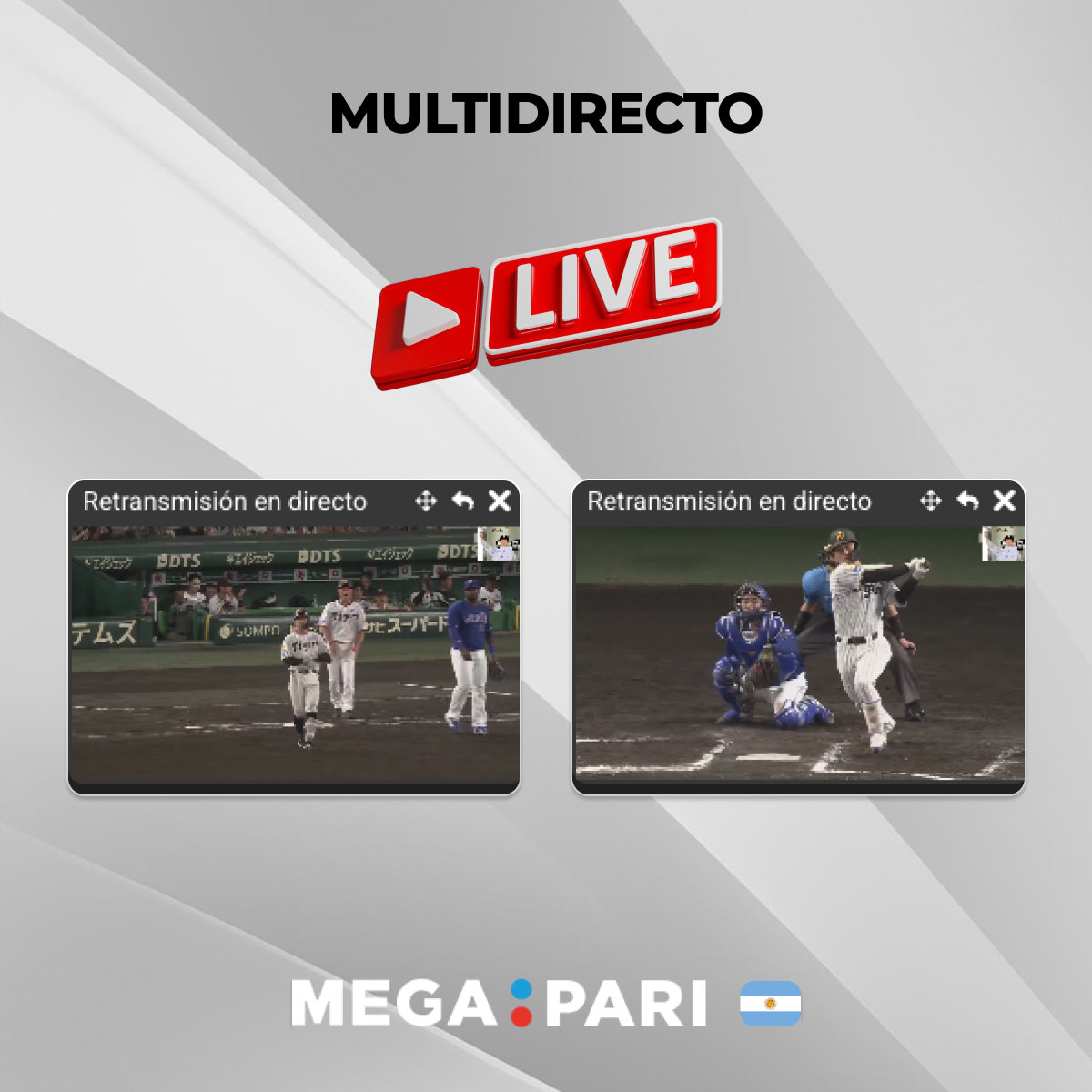 MultiDirecto - Apuesta en varios eventos al mismo tiempo en Megapari Argentina