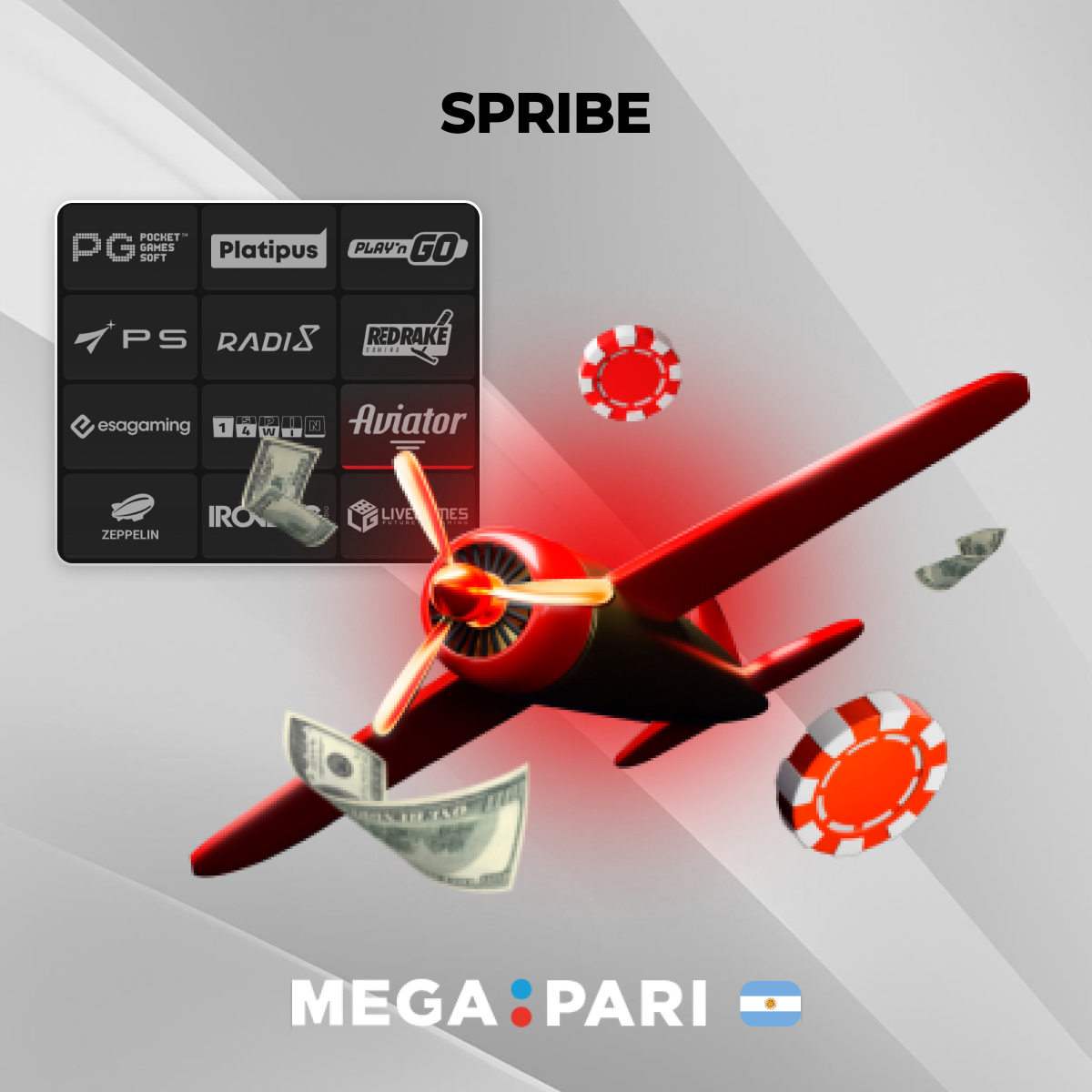 Proveedor de software Spribe y sus juegos en Megapari Argentina